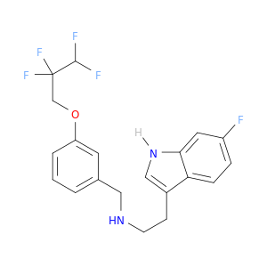 6-氟-N-[[3-(2,2,3,3-四氟丙氧基)苯基]甲基]-1H-吲哚-3-乙胺