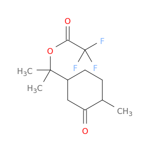 Acetic acid, trifluoro-, 1-methyl-1-(4-methyl-3-oxocyclohexyl)ethyl ester