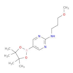 N-(3-Methoxypropyl)-5-(4,4,5,5-tetramethyl-1,3,2-dioxaborolan-2-yl)pyrimidin-2-amine