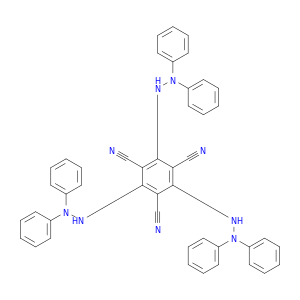 1,3,5-Benzenetricarbonitrile, 2,4,6-tris(2,2-diphenylhydrazino)-