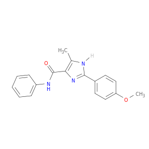 1H-Imidazole-4-carboxamide, 2-(4-methoxyphenyl)-5-methyl-N-phenyl-