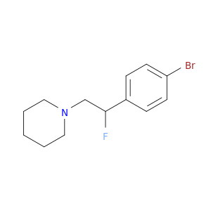 Piperidine, 1-[2-(4-bromophenyl)-2-fluoroethyl]-