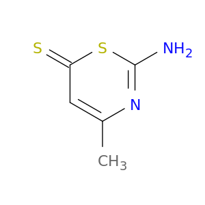 6H-1,3-Thiazine-6-thione, 2-amino-4-methyl-