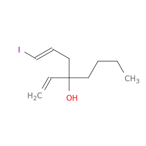 1-Octen-4-ol, 4-ethenyl-1-iodo-, (E)-