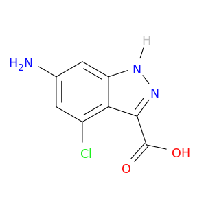 6-氨基-4-氯-1H-吲唑-3-羧酸