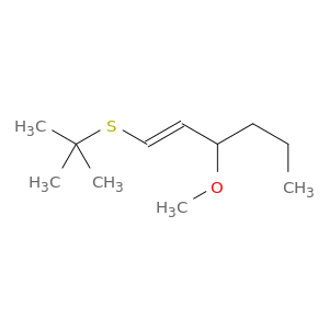1-Hexene, 1-[(1,1-dimethylethyl)thio]-3-methoxy-, (E)-