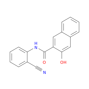 2-Naphthalenecarboxamide, N-(2-cyanophenyl)-3-hydroxy-