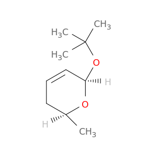 2H-Pyran, 6-(1,1-dimethylethoxy)-3,6-dihydro-2-methyl-, cis-