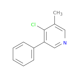 Pyridine,4-chloro-3-methyl-5-phenyl-