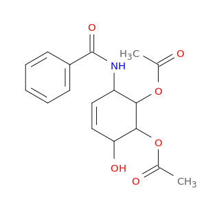 Benzamide, N-[5,6-bis(acetyloxy)-4-hydroxy-2-cyclohexen-1-yl]-