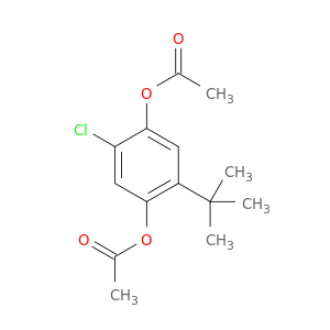 1,4-Benzenediol, 2-chloro-5-(1,1-dimethylethyl)-, diacetate