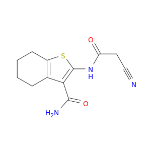 2-(2-Cyanoacetamido)-4,5,6,7-tetrahydro-1-benzothiophene-3-carboxamide