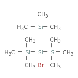 Trisilane, 2-bromo-1,1,1,3,3,3-hexamethyl-2-(trimethylsilyl)-