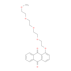 9,10-Anthracenedione, 1-(3,6,9,12-tetraoxatridec-1-yloxy)-
