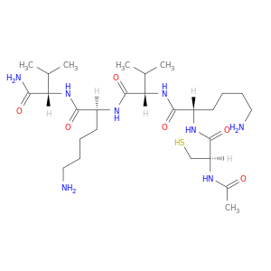 L-Valinamide, N-acetyl-L-cysteinyl-L-lysyl-L-valyl-L-lysyl-