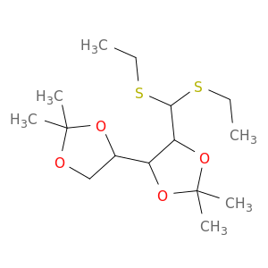 4-[bis(ethylsulfanyl)methyl]-5-(2,2-dimethyl-1,3-dioxolan-4-yl)-2,2-dimethyl-1,3-dioxolane