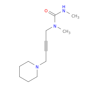 Urea, N,N'-dimethyl-N-[4-(1-piperidinyl)-2-butynyl]-