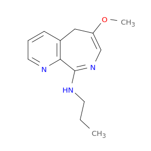 5H-Pyrido[2,3-c]azepin-9-amine, 6-methoxy-N-propyl-