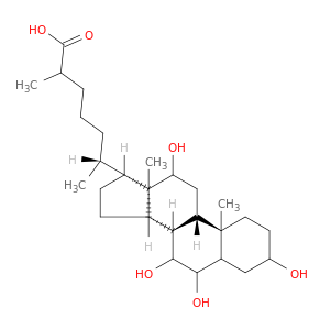 3,6,7,12-TETRAHYDROXYCHOLESTANOIC ACID
