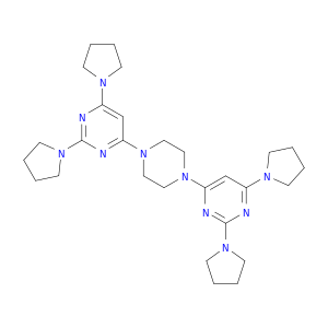 PYRIMIDINE, 4,4'-(1,4-PIPERAZINEDIYL)BIS[2,6-DI-1-PYRROLIDINYL-