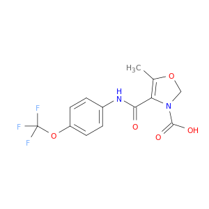 5-methyl-4-[[4-(trifluoromethoxy)phenyl]carbamoyl]oxazole-3-carboxylic acid