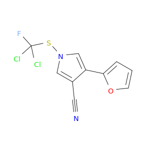 1H-Pyrrole-3-carbonitrile, 1-[(dichlorofluoromethyl)thio]-4-(2-furanyl)-