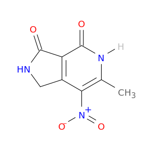 6-甲基-7-硝基-1H-吡咯烷[3,4-C]吡啶-3,4(2h,5h)-二氧乙酰酮