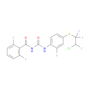 Benzamide,N-[[[4-[(2-chloro-1,1,2-trifluoroethyl)thio]-2-fluorophenyl]amino]carbonyl]-2,6-difluoro-