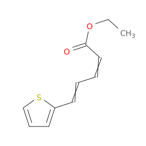 2,4-Pentadienoic acid, 5-(2-thienyl)-, ethyl ester