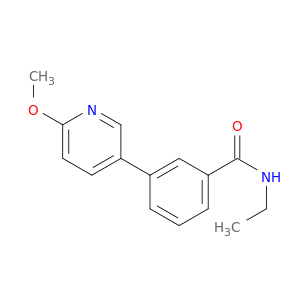 N-Ethyl-3-(6-methoxypyridin-3-yl)benzamide