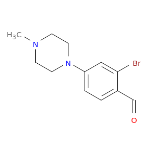 2-溴-4-(4-甲基哌嗪-1-基)苯甲醛