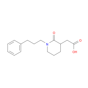 3-Piperidineacetic acid, 2-oxo-1-(3-phenylpropyl)-