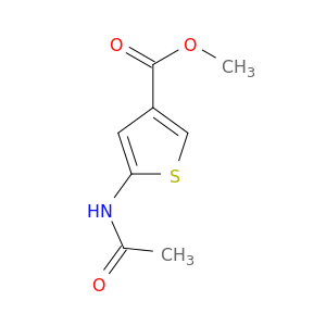 3-Thiophenecarboxylic acid, 5-(acetylamino)-, methyl ester