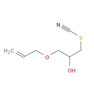 Thiocyanic acid, 2-hydroxy-3-(2-propenyloxy)propyl ester