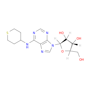 Adenosine, N-(tetrahydro-2H-thiopyran-4-yl)-