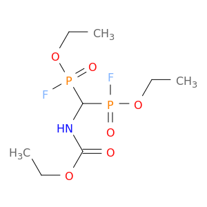 Carbamic acid, [bis(ethoxyfluorophosphinyl)methyl]-, ethyl ester