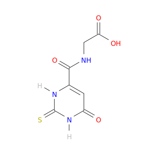 Glycine, N-[(1,2,3,6-tetrahydro-6-oxo-2-thioxo-4-pyrimidinyl)carbonyl]-
