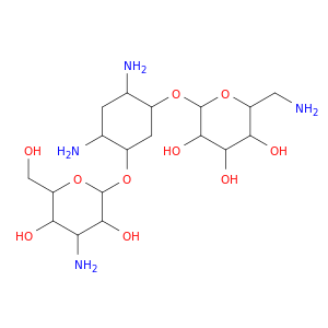 2-(aminomethyl)-6-[2,4-diamino-5-[4-amino-3,5-dihydroxy-6-(hydroxymethyl)oxan-2-yl]oxy-cyclohexyl]oxy-oxane-3,4,5-triol
