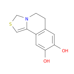 3H-Thiazolo[4,3-a]isoquinoline-8,9-diol, 5,6-dihydro-