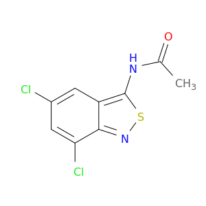 N-(5,7-DICHLORO-2,1-BENZISOTHIAZOL-3-YL)ACETAMIDE
