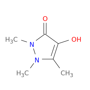 3H-Pyrazol-3-one, 1,2-dihydro-4-hydroxy-1,2,5-trimethyl-