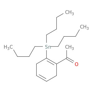 Ethanone, 1-[2-(tributylstannyl)-1,4-cyclohexadien-1-yl]-