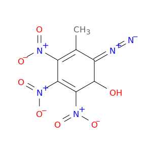 2,4-Cyclohexadien-1-ol, 6-diazo-5-methyl-2,3,4-trinitro-