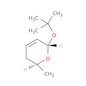 2H-Pyran, 6-(1,1-dimethylethoxy)-3,6-dihydro-2-methyl-, trans-