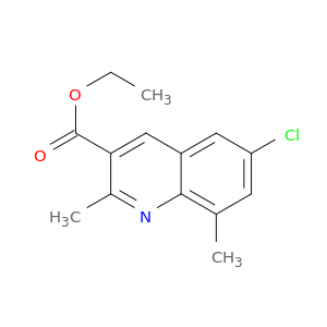 6-氯-2,8-二甲基-3-喹啉羧酸乙酯