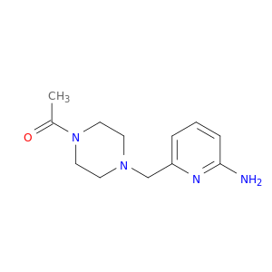 乙酮,1-[4-[(6-氨基-2-吡啶基)甲基]-1-哌嗪基]-