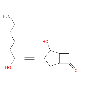Bicyclo[3.2.0]heptan-6-one, 2-hydroxy-3-(3-hydroxy-1-octynyl)-