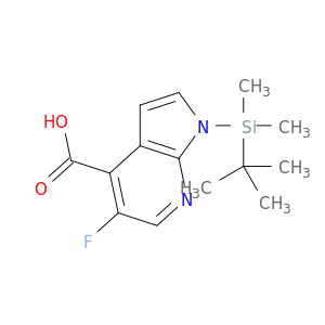 1-(tert-Butyldimethylsilyl)-5-fluoropyrrolo[2,3-b]pyridine-4-carboxylic acid