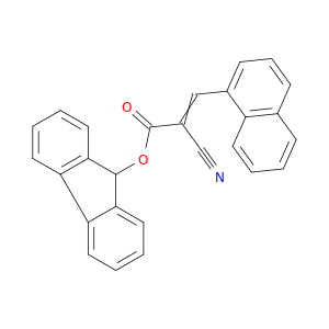 2-Propenoic acid, 2-cyano-3-(1-naphthalenyl)-, 9H-fluoren-9-yl ester