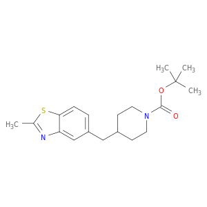N-BOC-4-[(2-甲基-5-苯并噻唑基)甲基]哌啶
